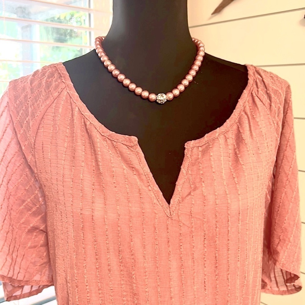 NWT,Bloomchic, Soft Rose, Elastic Waist, Gorgeous & Completely Lined, Size 10 - Picture 4 of 10